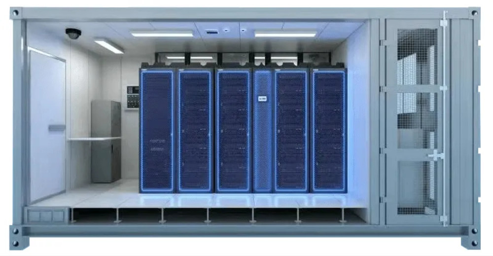 Computer Room Shipping Containerized Data Center With Cooling System